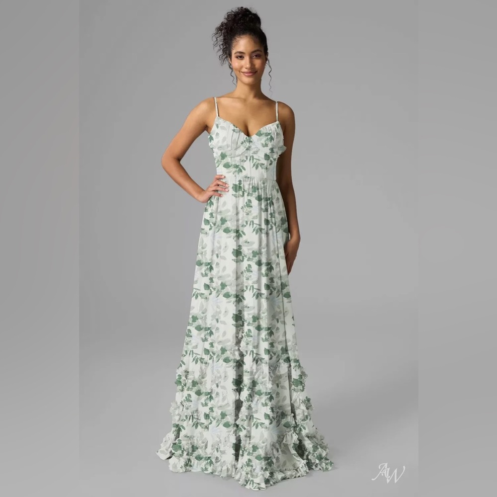 AW Bridal Kaitlin Dress in Tea Green